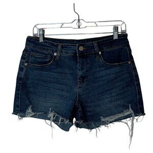 Blanknyc Blue Distressed Denim Frayed Hem Womens size 28